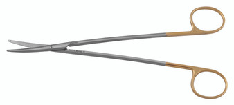 2400-253 - METZENBAUM SCISSORS DELICATE TC CURVED "S" CURVED SHANK 7"