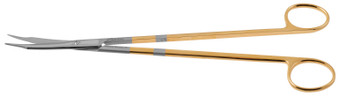 2400-335 - JAMESON TENOTOMY SCISSORS PC GOLD CURVED 10 1/4"