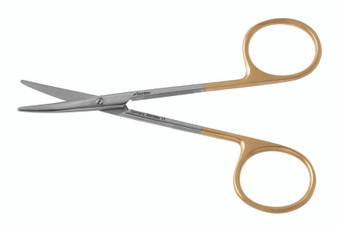 2400-362 - STRABISMUS SCISSORS TC CURVED 4 1/2"