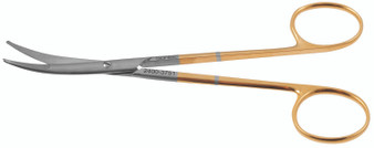 2400-3751 - RAGNELL SCISSORS FLAT TIP POWER CUT GOLD FULL CURVED 5"