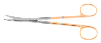 2400-377 - RAGNELL SCISSORS FLAT TIP POWER-CUT-GOLD CURVED 6"