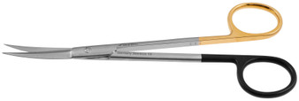 2400-442 - JOSEPH PECK SCISSORS TUNGSTEN CARBIDE POWER-CUT CURVED 6"