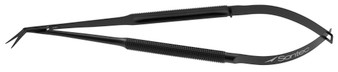2400-683C - JACOBSON MICRO SCISSORS BLACK CERAMITEC ROUND HANDLE 14mm BLADES 60° SHARP 7"