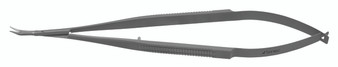 2400-685 - JACOBSON VANNAS MICRO SCISSORS FLAT HANDLE 45° ANGLE ON FLAT 7 1/4"