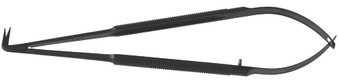 2400-696C - JACOBSON SCISSORS BLACK CERAMITEC ROUND HANDLE 11mm BLADES 90° 7"