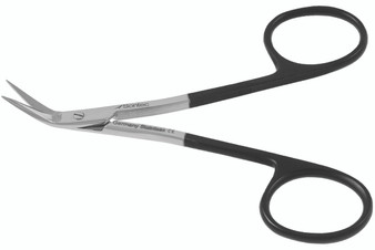 2400-714 - CONVERSE SCISSORS POWER-CUT-BLACK SHARP ANGLE UP SPREAD HANDLE 4 1/2"