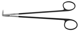 2400-746A - DIETHRICH-REUL SCISSORS LONG THIN MICRO BLADES POWER-CUT-BLACK 90° ANGLE 7"