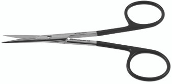 2400-757 - JABALEY SCISSORS SPREAD HANDLE POWER CUT BLACK STRAIGHT 5"