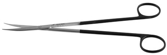 2400-801 - METZENBAUM SCISSORS POWER-CUT-BLACK CURVED FINE TENOTOMY TIP 8"