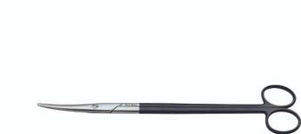 2400-804 - BLACK METZENBAUM SCISSORS PC CURVED 9"