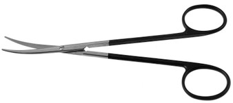 2400-815A - METZENBAUM SCISSORS POWER-CUT-BLACK CURVED EXTRA DELICATE 5 5/8"