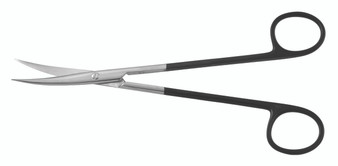 2400-871 - LILLEHEI POTTS SCISSORS POWER CUT BLACK CURVED SHARP 6 3/4"