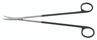 2400-8719 - LILLEHEI POTTS SCISSORS POWER CUT BLACK CURVED SHARP 9"