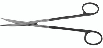 2400-872 - LILLEHEI POTTS SCISSORS POWER-CUT-BLACK CURVED BLUNT 6 3/4"