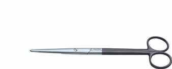 2400-916 - MAYO SCISSORS ROUND BLADES POWER-CUT-BLACK STRAIGHT 8"