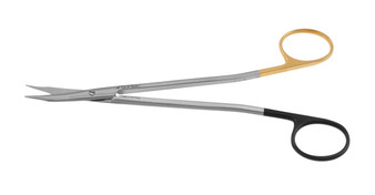 2405-832D - REYNOLDS TENOTOMY SCISSORS SPREAD HANDLE TC-POWER-CUT CURVED 7"