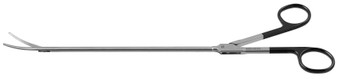 2405-926 - VATS BLACK METZENBAUM DISSECTING SCISSORS 5mm SHAFT POWER CUT CURVED 11.75" (30cm)