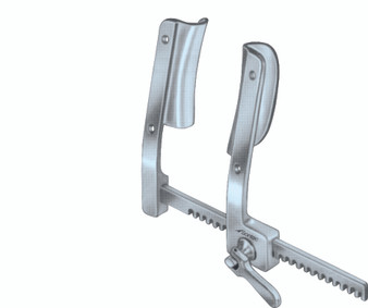 2500-061 - STERNAL RIB SPREADER BABY SIZE COOLEY BLADES 2 7/8"  FS