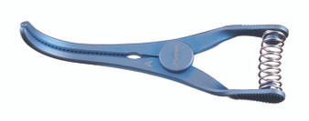 2600-0933 - TITANIUM WELDON BULLDOG ARTERY CLAMP CURVED 13mm JAWx35mm LENGTH FS