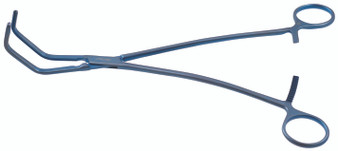 2600-217 - TITANIUM DEBAKEY SATINSKY TANGENTIAL OCCLUSION CLAMP DOUBLE ANGLE JAW 9" FS