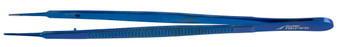 2600-491 - TITANIUM GERALD FORCEPS FLAT HANDLE W/PLTFM TC DUST 1mm 8"
