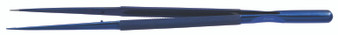 2600-534 - TITANIUM MICRO TYING FORCEPS ROUND HANDLE TC DUST STRAIGHT 0.6mm 8 1/4" COUNTER WEIGHT