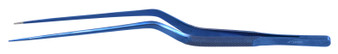 2601-274 - TITANIUM YASARGIL FORCEPS ROUND BAYONET HANDLE TC DUST STRAIGHT 1mm 9"