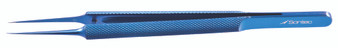2602-201 - TITANIUM MICRO FORCEPS ROUND HANDLE W/PLTFM 0.1mm STRAIGHT 6"