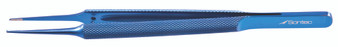 2602-210 - TITANIUM MICRO FORCEPS ROUND HANDLE DELICATE 1x2T STRAIGHT 6"