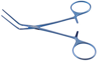 2605-153A - TITANIUM DEBAKEY NEONATAL CLAMP 60° JAW STRAIGHT SHANK 4.75"  FS