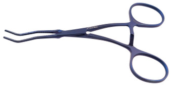 2605-181C - TITANIUM COOLY NEONATAL CLAMP 45° REVERSE JAW ANGLE SHANK 4.75"  FS