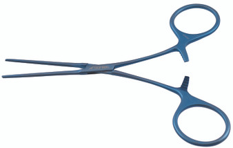 2605-200 - TITANIUM CASTENADA CLAMP COOLEY JAWS STRAIGHT 5 1/4"  FS