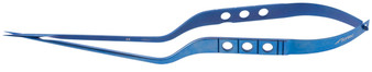 2610-005 - TITANIUM MALIS BAYONET SCISSORS FENESTRATED HANDLE STRAIGHT REG BLADES 9"