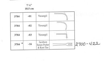 2700-422 - JACOBSON SUTURE PUSHER 7 1/4"