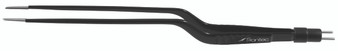 2700-861 - BLACK BIPOLAR BAYONET WIDE GRIP FORCEPS 1.2mm TIP TC 8 3/4"