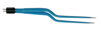 2700-891 - BIPOLAR JANSEN BAYONET FORCEPS FLAT HANDLE INSULATED 1.0mm 7"