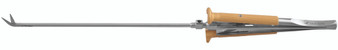 2800-205S - HEARTLINE POTTS VASCULAR SCISSORS 3.5mm Ø SHAFT 45° 13.5mm BLADES SQUEEZE HANDLE 17.3cm WORKING LENGTH