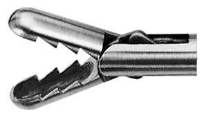 2901-131 - ALLIGATOR GRASPING FORCEPS DOUBLE ACTION JAWS Ø5mm TUBE SHAFT 11mm JAW LENGTH 360mm