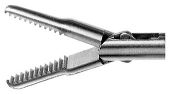 2901-206 - DOLPHIN GRASPING FORCEPS DOUBLE ACTION JAWS Ø3mm TUBE SHAFT 210mm