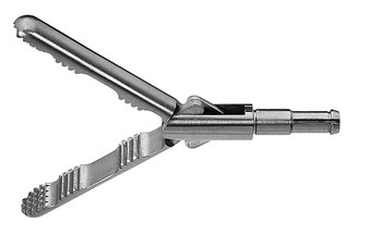 2901-212 - MAXIGRIP UNIVERSAL GRASPING FORCEPS DOUBLE ACTION JAWS Ø5mm TUBE SHAFT 21.5mm JAW LENGTH 360mm