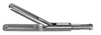 2901-217 - DORSEY GRASPING FORCEPS FENESTRATED SINGLE ACTION JAWS Ø5mm TUBE SHAFT 20mm JAW LENGTH 360mm