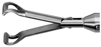 2901-276L - BABCOCK CLAMP FENESTRATED DOUBLE ACTION JAWS Ø10mm TUBE SHAFT 450mm 2901-276L - BABCOCK CLAMP FENESTRATED DOUBLE ACTION JAWS Ø10mm TUBE SHAFT 450mm