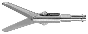 2901-301S - PREPARATION SCISSORS STRAIGHT DOUBLE ACTION JAWS Ø5mm TUBE SHAFT 18mm JAW LENGTH 330mm
