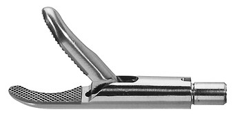 2901-323S - NEEDLEHOLDER W/TC SERRATED CROSSWISE TEETH RIGHT CURVED SINGLE ACTION JAWS Ø5mm TUBE SHAFT 13mm JAW LENGTH 330mm