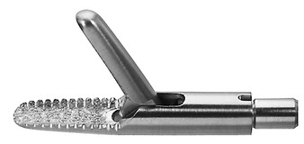 2901-324 - NEEDLEHOLDER POSITIONER W/TC DUST CONVEX/CONCAVE SHAPED JAWS SINGLE ACTION JAWS Ø5mm TUBE SHAFT 14.5mm 360mm