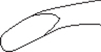 315-565 - ADSON RONGEUR CURVED TO SIDE 7mm x 15mm 8"