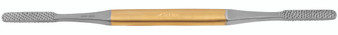 345-320 - OBWEGESER NASAL RASP DOUBLE-END FINE GRIT STRAIGHT FENESTRATED 7 1/2"