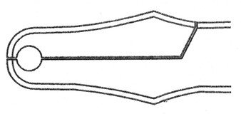 355-222 - ROD HOLDER W/RATCHET ROUND JAW W/THREADED HOLE 10"