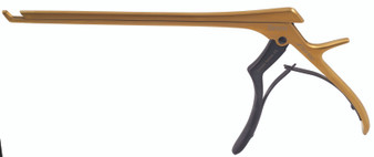 404-405BG - BLACK/GOLD CERAMITEC KERRISON RONGEUR 40° FORWARD UP 5mm 8" FS