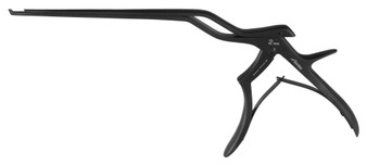 404-409B - KERRISON BAYONET RONGEUR BLACK CERAMITEC W/O EJECT PIN 40° FORWARD UP 2mm 8"